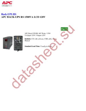 BR1500LCD datasheet  